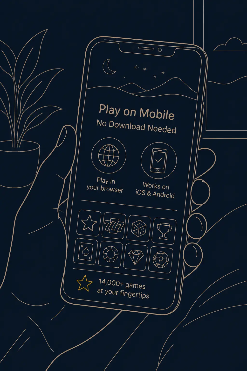 Lucky Dreams App: Play on Mobile visual guide for Lucky Dreams Casino
